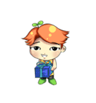 Min Mini The Orange Boy（個別スタンプ：33）