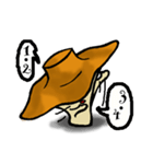 つび広帽子のエリッギー（個別スタンプ：7）