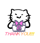 ねこさんのいつでも感謝スタンプ（個別スタンプ：13）