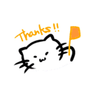 ねこさんのいつでも感謝スタンプ（個別スタンプ：35）