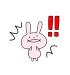 ゆるい顔のうさぎさん（個別スタンプ：23）