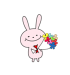 ゆるい顔のうさぎさん（個別スタンプ：32）