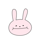 ゆるい顔のうさぎさん（個別スタンプ：33）