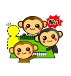 Happy new year ！！ monkey is come.（個別スタンプ：28）