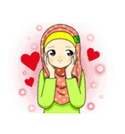 Hana cute Hijab（個別スタンプ：12）