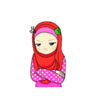 Hana cute Hijab（個別スタンプ：19）