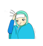 Hana cute Hijab（個別スタンプ：20）