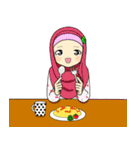 Hana cute Hijab（個別スタンプ：38）