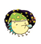 リトルブルー ハリネズミ（個別スタンプ：4）