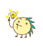 リトルブルー ハリネズミ（個別スタンプ：34）