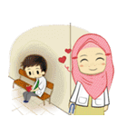 Medical Student (Hijab ver.)（個別スタンプ：40）