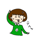 おんなのことたまごさんの仲良しな日常（個別スタンプ：19）