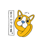 何から卒業？by意識高い犬。（個別スタンプ：16）