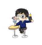 Risa - Super Cute Glasses Girl（個別スタンプ：8）