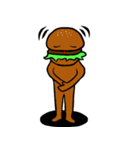 ハンバーガーくん（個別スタンプ：5）