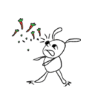 Rabbit playful（個別スタンプ：8）