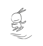 Rabbit playful（個別スタンプ：11）