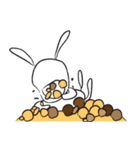 Rabbit playful（個別スタンプ：21）