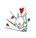 Rabbit playful（個別スタンプ：27）