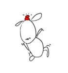 Rabbit playful（個別スタンプ：31）