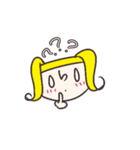 女の子の顔スタンプ（個別スタンプ：32）