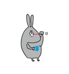 うさぎとうさぎのおともだち（個別スタンプ：1）