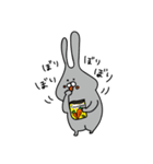 うさぎとうさぎのおともだち（個別スタンプ：2）