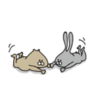 うさぎとうさぎのおともだち（個別スタンプ：35）