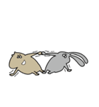 うさぎとうさぎのおともだち（個別スタンプ：36）