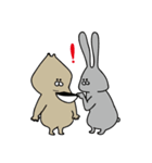 うさぎとうさぎのおともだち（個別スタンプ：38）