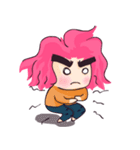AnnJung doll(pink hair)（個別スタンプ：10）
