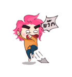 AnnJung doll(pink hair)（個別スタンプ：16）