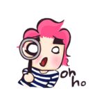 AnnJung doll(pink hair)（個別スタンプ：36）