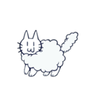 もこねこ＆でんちラビット（個別スタンプ：1）