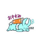 もこねこ＆でんちラビット（個別スタンプ：4）