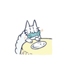 もこねこ＆でんちラビット（個別スタンプ：13）