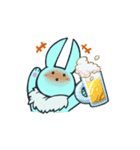 もこねこ＆でんちラビット（個別スタンプ：24）