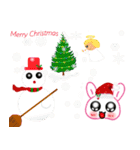 Pink Bunny mochi II(festive articles)（個別スタンプ：24）