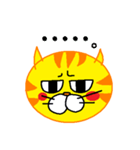ねこ顔(トラ)（個別スタンプ：17）