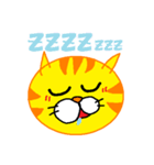 ねこ顔(トラ)（個別スタンプ：33）
