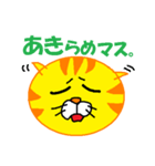ねこ顔(トラ)（個別スタンプ：34）