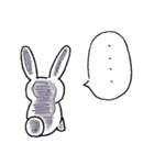ぬるりゆるり。ウサギの日常スタンプ（個別スタンプ：9）