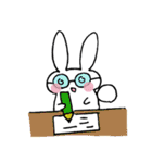 ぬるりゆるり。ウサギの日常スタンプ（個別スタンプ：37）