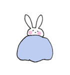 ぬるりゆるり。ウサギの日常スタンプ（個別スタンプ：38）