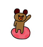 小さなクマと仲間たち（個別スタンプ：1）