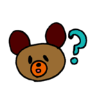 小さなクマと仲間たち（個別スタンプ：3）