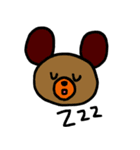 小さなクマと仲間たち（個別スタンプ：7）