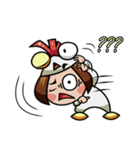 Chicken Poon Poon (Thai)（個別スタンプ：10）
