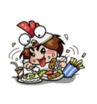 Chicken Poon Poon (Thai)（個別スタンプ：23）