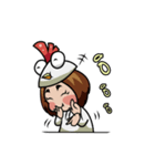Chicken Poon Poon (Thai)（個別スタンプ：31）